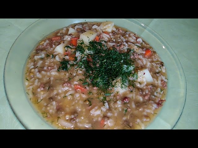 Узбекский густой суп