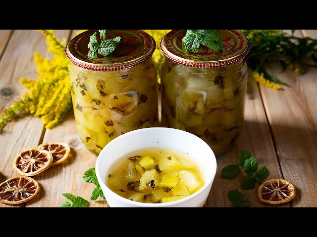 Варенье из кабачков с мятой и лимоном на зиму