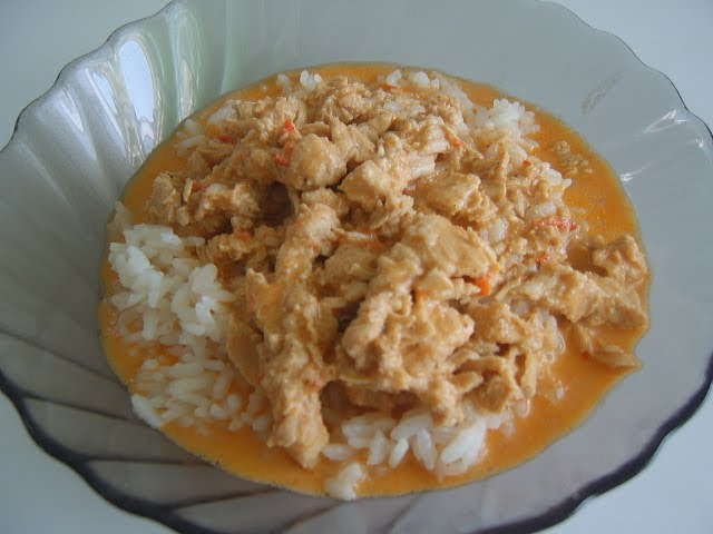Гюрос соус с рисом