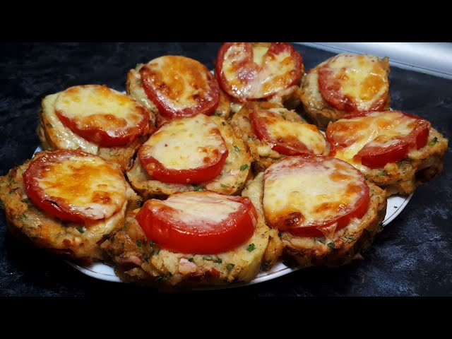 Картофельные гнёзда с мясом и сыром