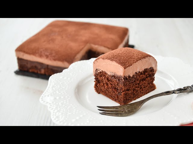 Шоколадный бисквитный пирог