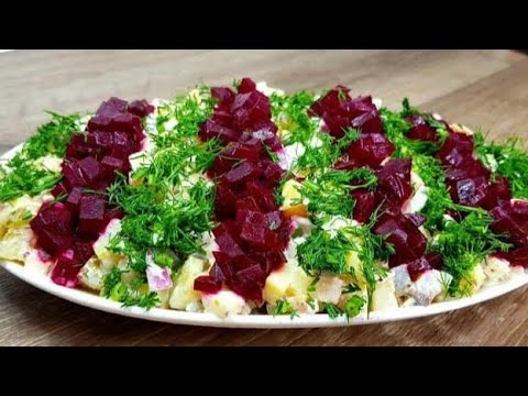 Полезный салат из свёклы 