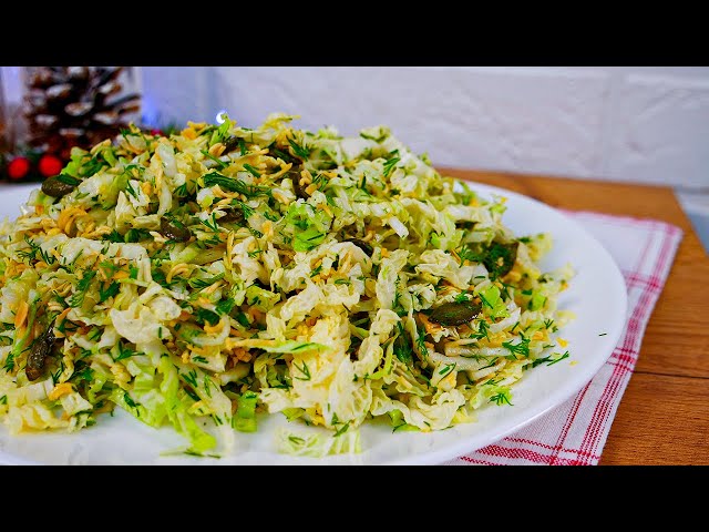Лёгкий салат из пекинской капусты 