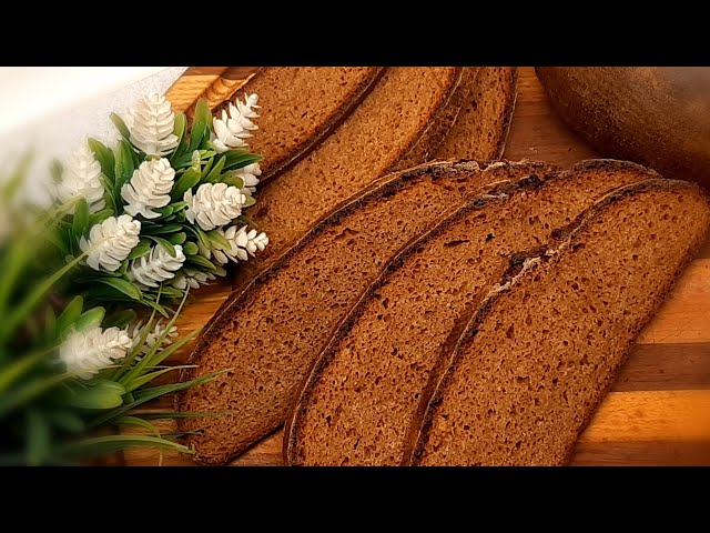 Ржаной карамельный хлеб на закваске