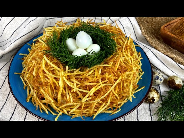 Праздничный салат Гнездо глухаря
