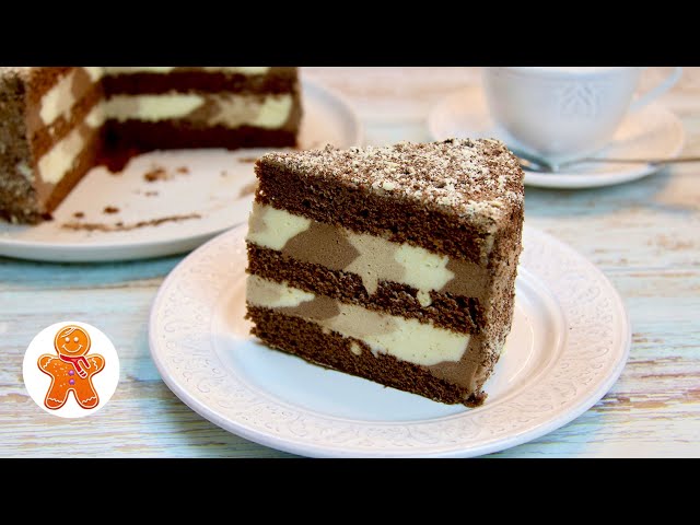 Шоколадный торт с кремом Пломбир 