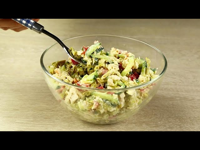 Праздничный салат из простых продуктов
