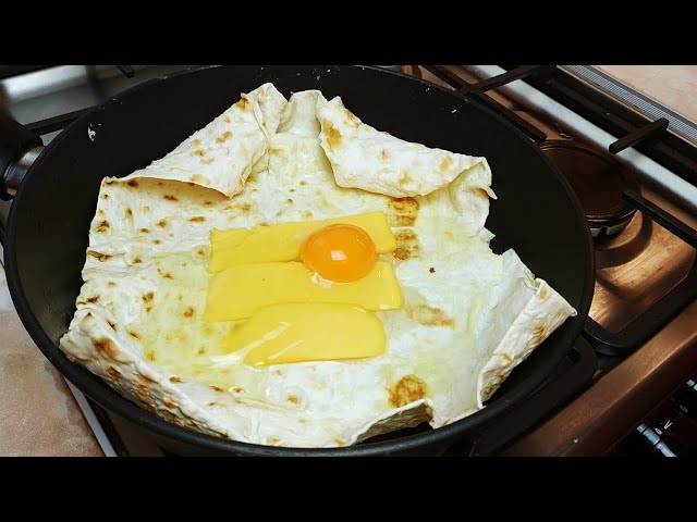 Армянский завтрак с лаваша и яиц