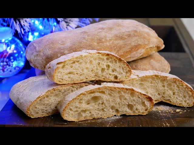 Домашний хлеб Чиабатта