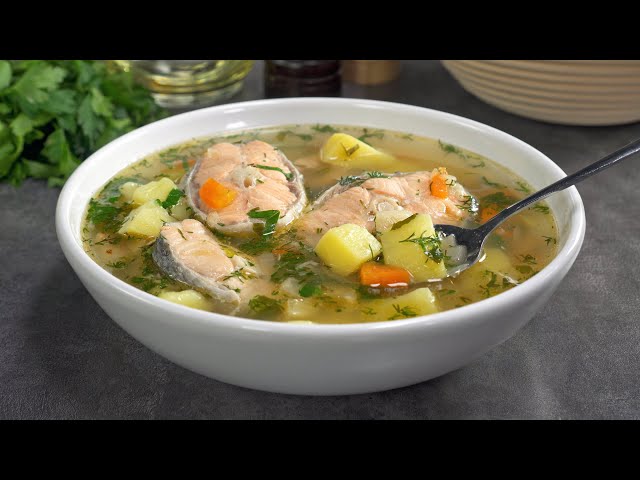 Лёгкий рыбный суп 