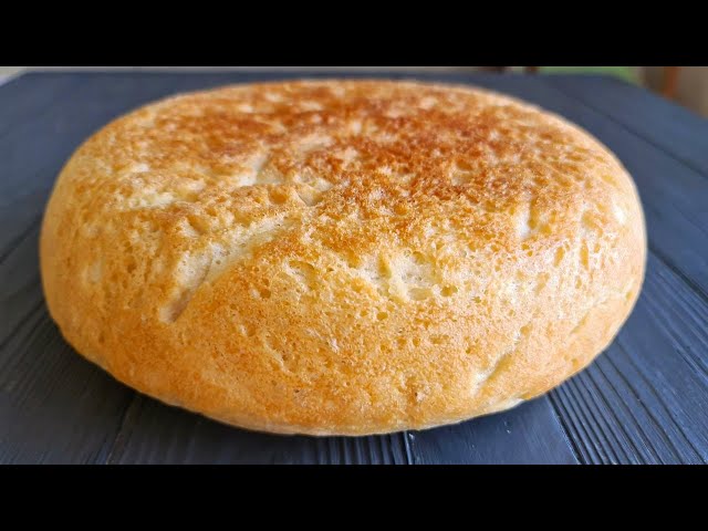 Домашний хрустящий хлеб на сковородке  