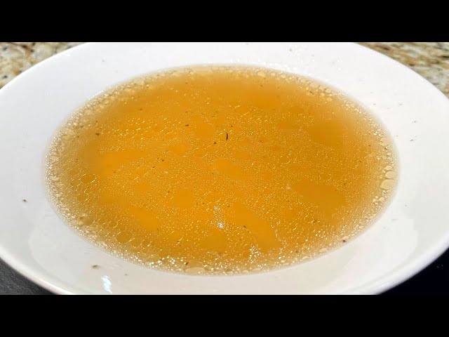 Вкусный мясной бульон для супа