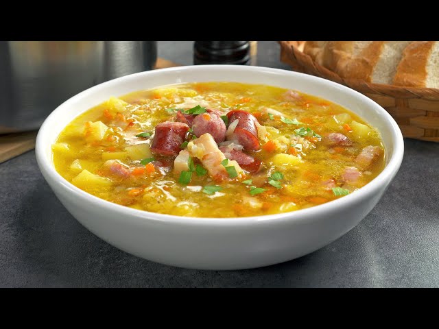 Вкусный чечевичный суп за 40 минут