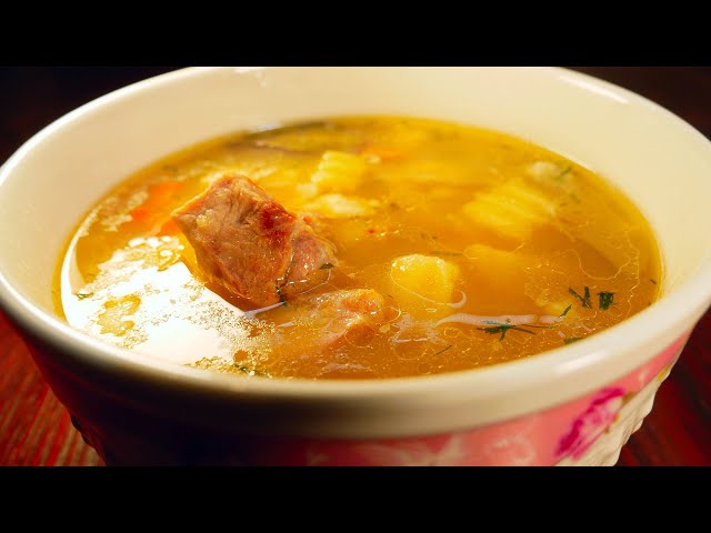 Сытный суп из самых простых ингредиентов