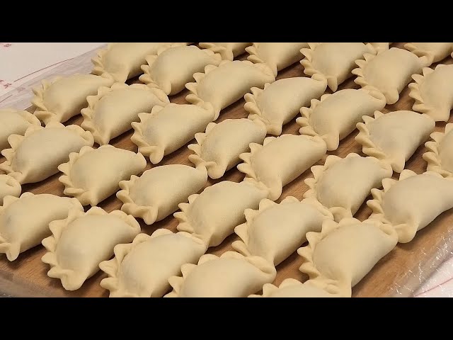 Сытные вареники с картошкой и грибами
