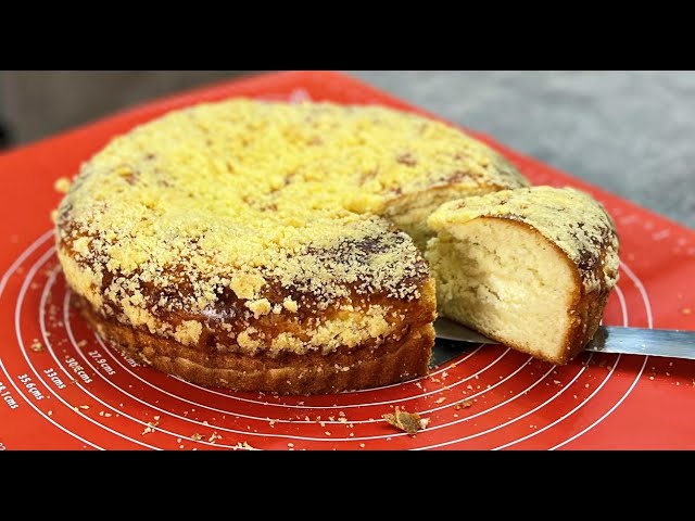 Пирог дрожжевой с творогом, персиками и сметаной рецепт с фото пошагово