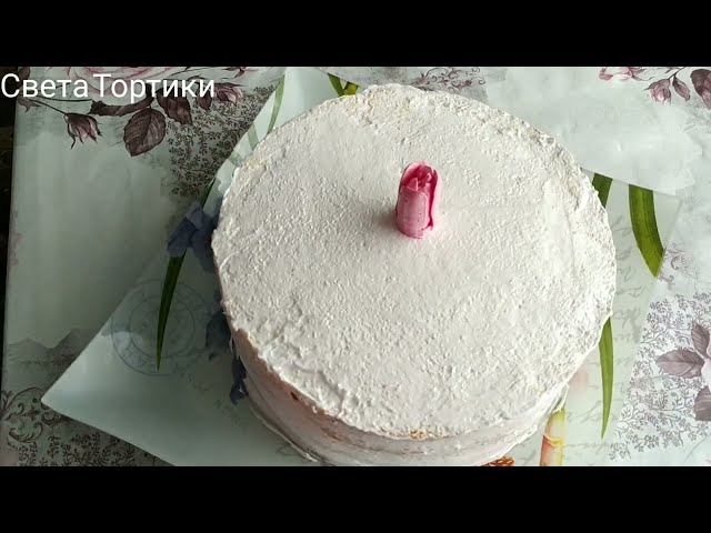 Украшение торта на скорую руку