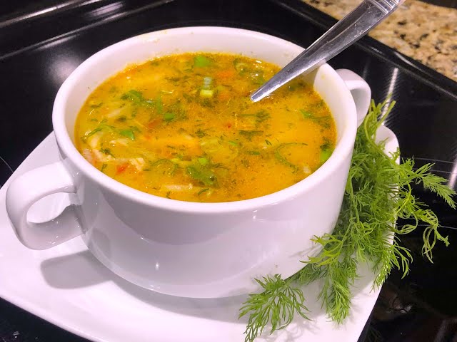 Домашний куриный суп