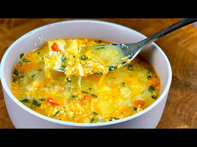 Очень вкусный и простой овощной суп на каждый день