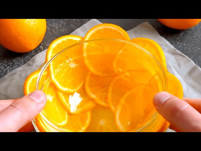 Сказочный десерт из апельсинов