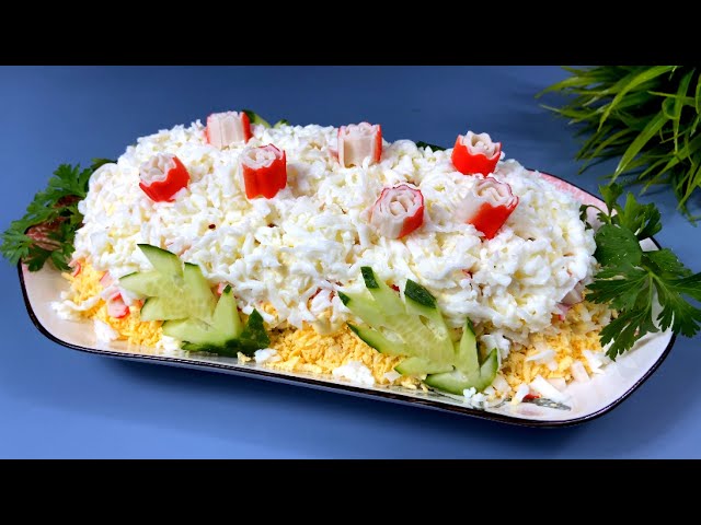 Вкусный рыбный салат