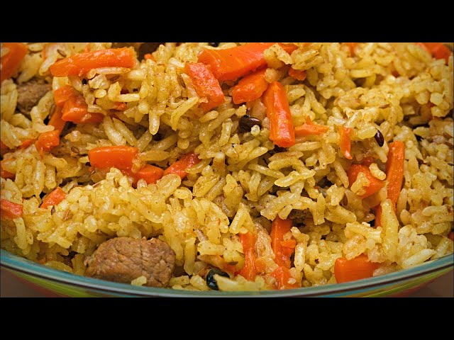 Рис с мясом на ужин