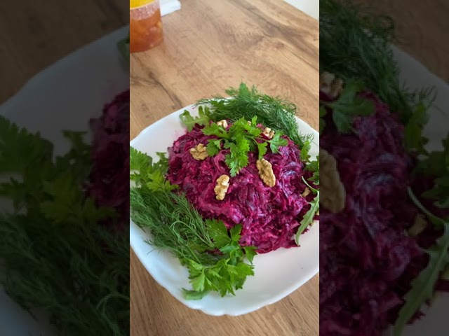 Витаминный салат со свёклы