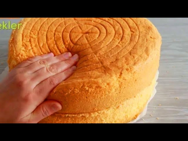 Высокий и пышный бисквит для торта