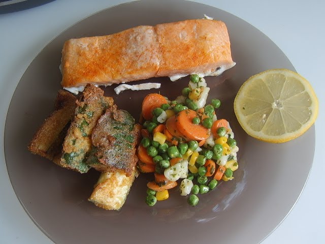 Рыба на обед с овощами