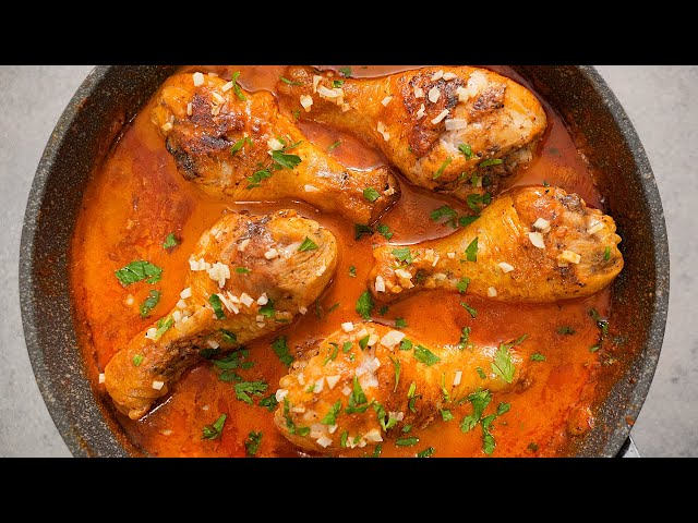 Вкусные куриные ножки в обалденном соусе на сковороде