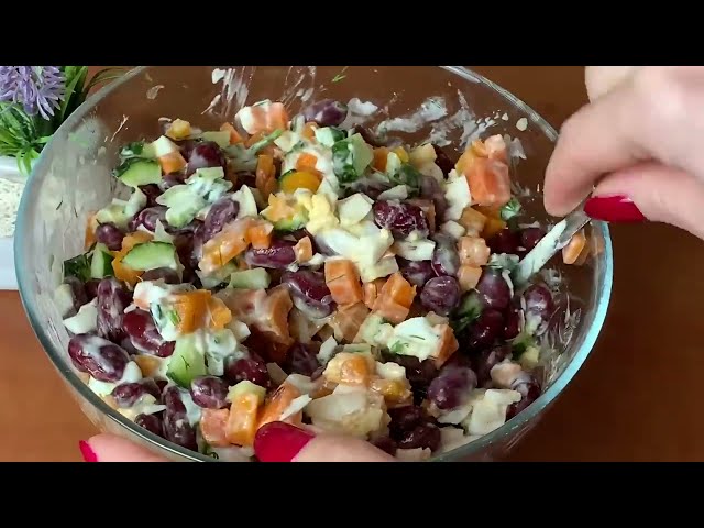 Вкусный салат из простых продуктов