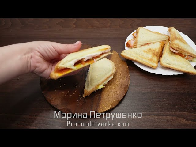 Простые и вкусные горячие бутерброды