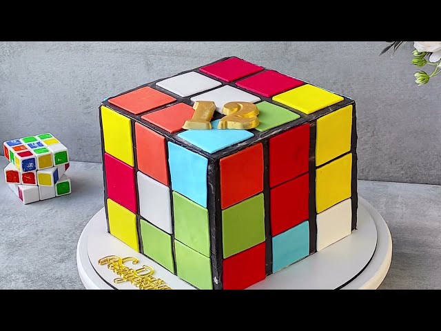 Как сделать торт кубик Рубика