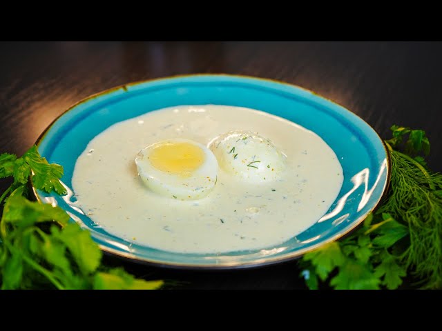Густой суп с яйцами