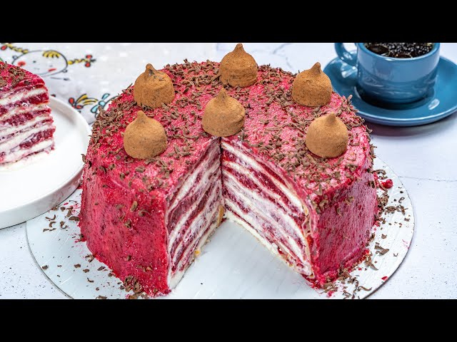 Вкусный блинный торт