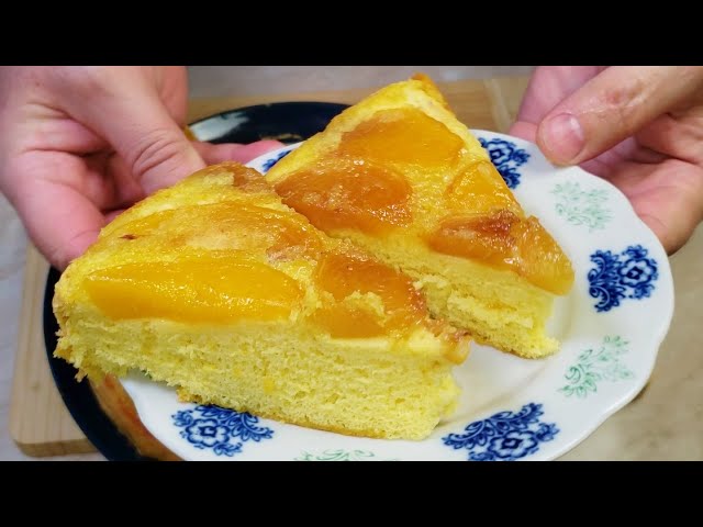 Персиковый пирог шарлотка
