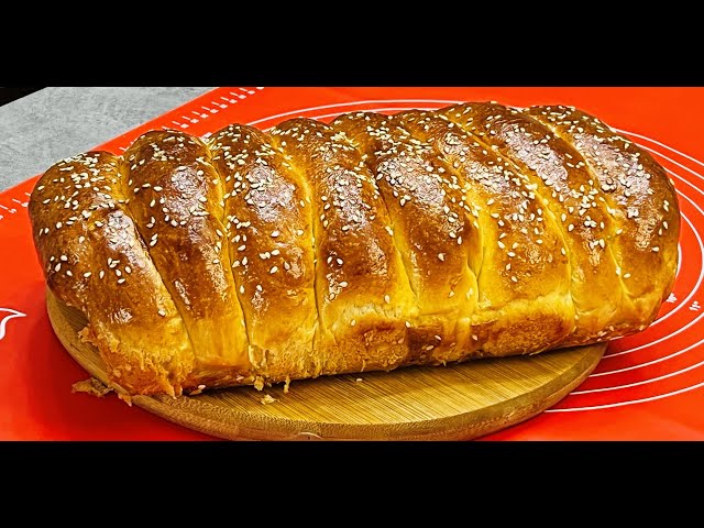 Отрывной пирог с сыром и ветчиной