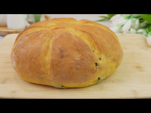 Ароматный и сочный хлеб из тыквы
