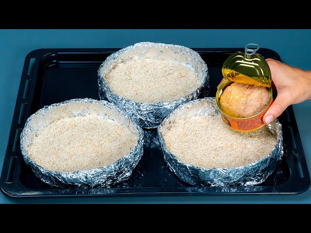 Запеканка из риса и тунца