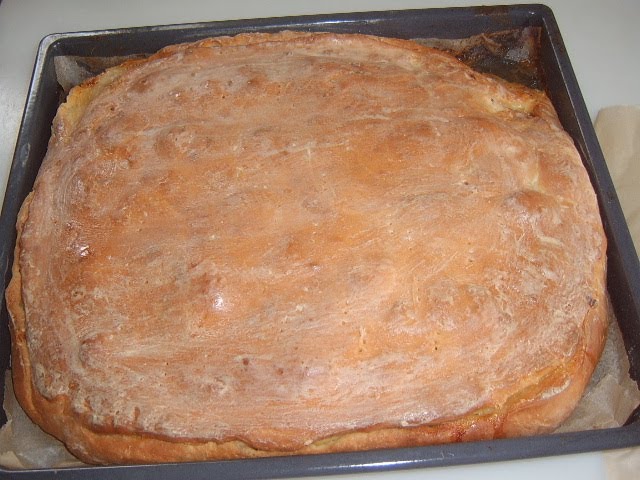 Сытный пирог с картошкой и мясом