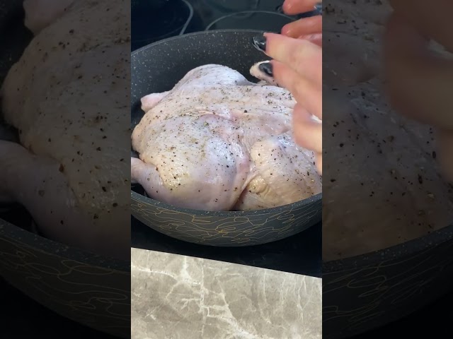 Курица по-аджарски на сковороде