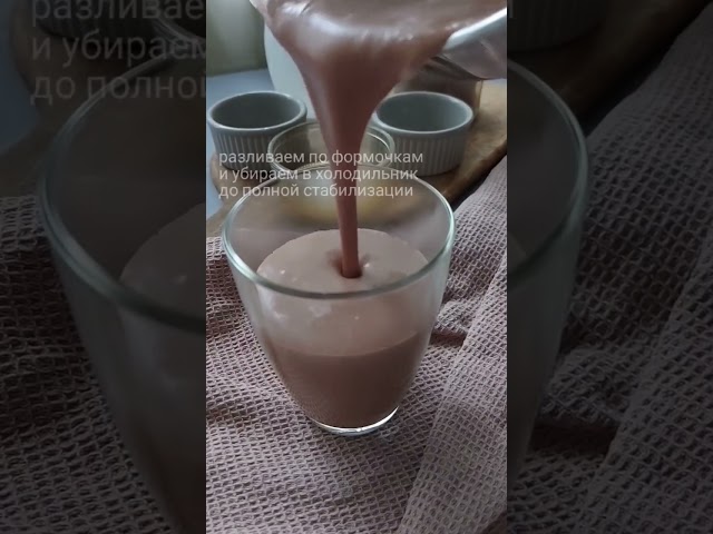 Шоколадно-кокосовая панна-котта