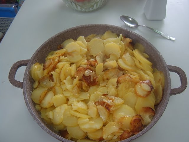 Жареная картошка на обед