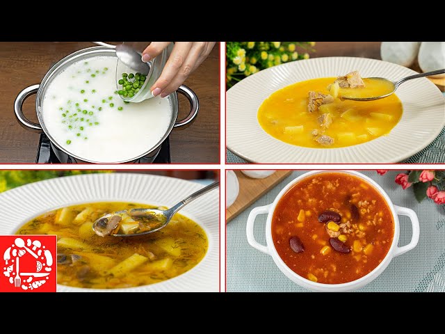 4 вкусных супа на каждый день