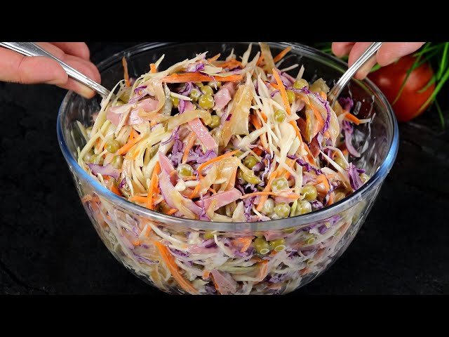 Самый простой и вкусный салат из капусты на каждый день