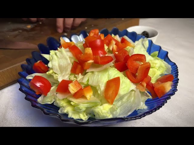 Вкусный быстрый салат без варки