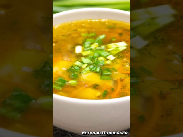 Питательный и простой гречневый суп