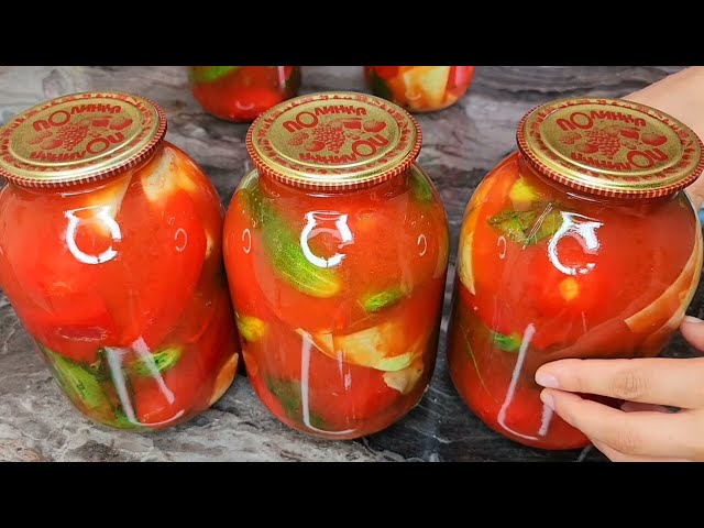 Невероятно вкусный рецепт с помидорами и огурцами