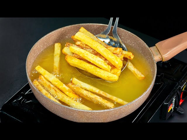 Хрустящий картофель фри с острым соусом