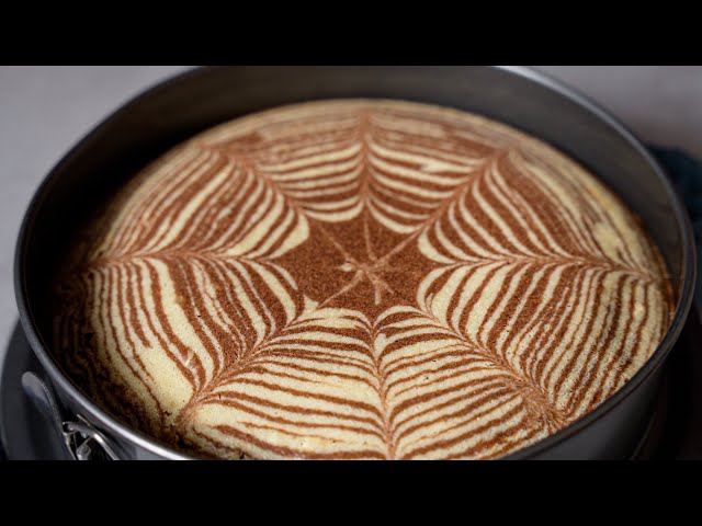 Нежный и ароматный пирог Зебра